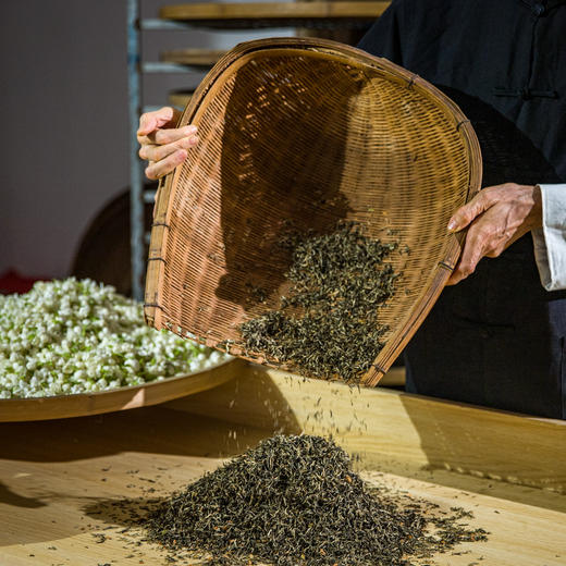 ZS非遗大师·谢大高亲自监制 | 胖D来同款 茉莉飘雪（9窨方罐）茉莉花茶 花香入骨 回甘里带着冰糖般的清甜 商品图4