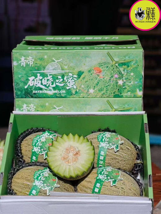 【即时达】新品🆕青帝蜜瓜（脆甜花香）绿肉蜜瓜 商品图2