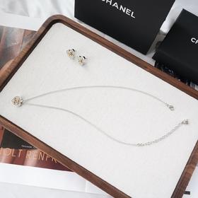 香奈儿 2026春季满钻双C新款系列 项链 耳环