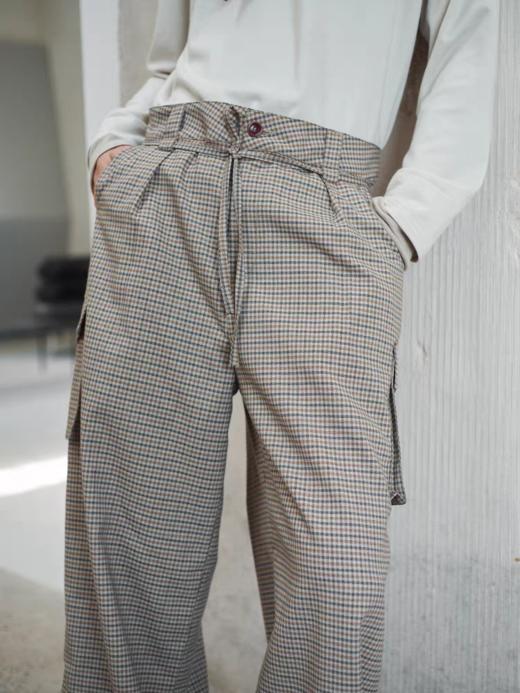 共和GongheRepub/GH24043/「长秋」千鸟双褶西裤 商品图4