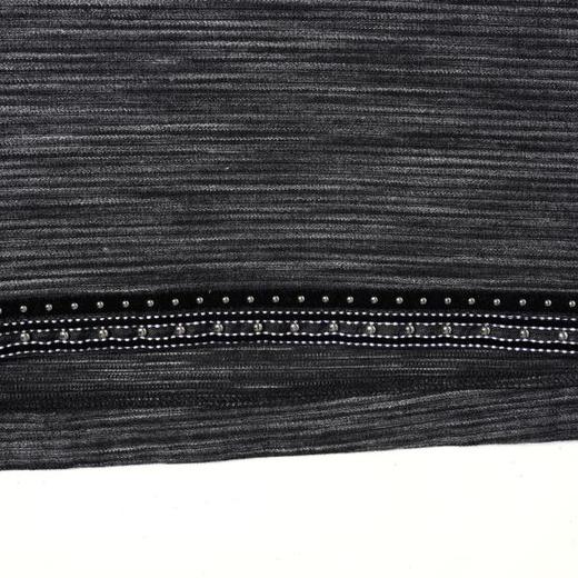 SDSA男装2026新款高贵轻奢细条纹肌理撞色领口下摆短袖T恤百搭潮 商品图3