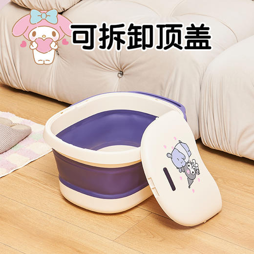 【少女配色❗超软萌】足浴桶多功能便携式可折叠加深泡脚桶家用洗脚神器塑料盆洗脚盆。ri 商品图1