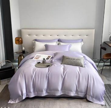 轻奢100支新疆长绒棉纯色四件套床单被套床上用品G117900075 商品图9