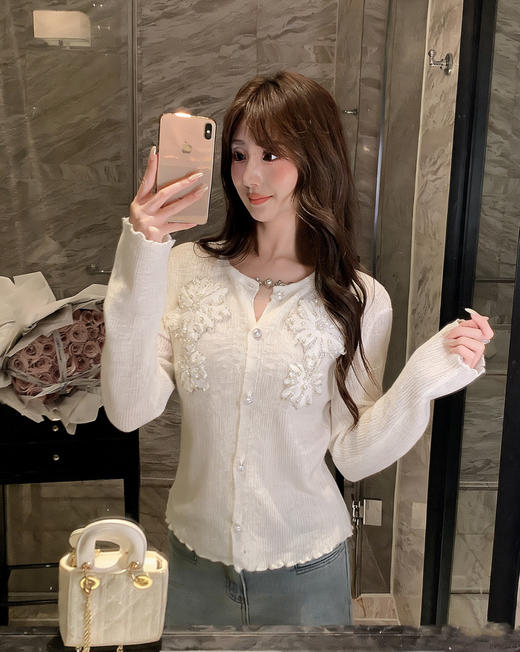 张心子【未闻花名】春夏烟钻防晒减龄外套开衫 U2603049 商品图14