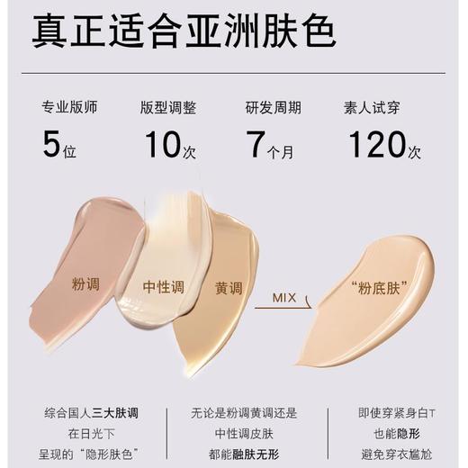 加入购物车任选三件，单拍不发！草ben同源【喵小仟 山茶花香氛粉底液内衣】自带伪体香！凉感降温  隐形粉底液色  10A级有效抗菌 商品图3