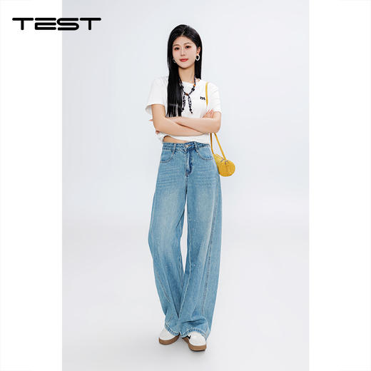 春上新简约刺绣修身显瘦百搭上衣1261045 商品图1