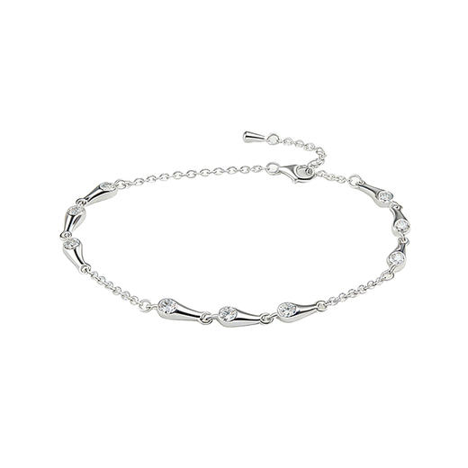 【宏艺珠宝】海韵星链·银s925手链 商品图0