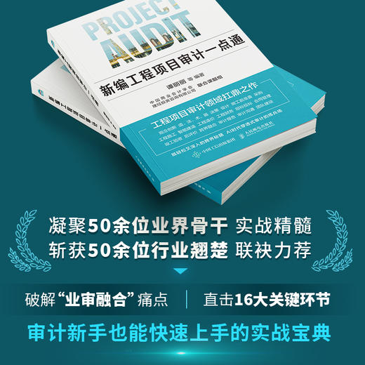 新编工程项目审计一点通 新基建工程全流程审计融合实战案例 企业内部审计工程项目管理书籍 商品图1