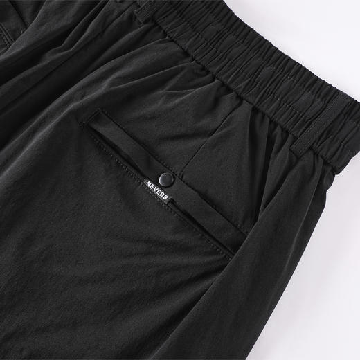 gxgjeans男装男士休闲裤26春款纯色抽绳系带通勤裤垂顺透气舒适百搭男长裤K&C 商品图5