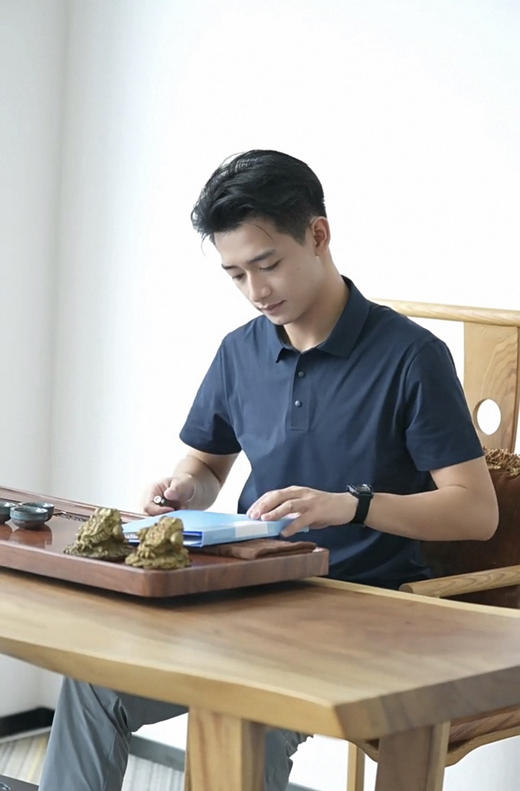 41-7 极速秒杀 今晚24点前 两棵树新款 男士翻领polo短袖T恤 老朱穿XL 商品图4