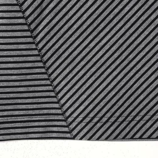 SDSA男装2026新款高贵轻奢潮牌时尚撞色斜纹圆领短袖T恤百搭上衣 商品图4