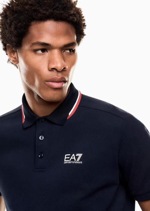 【dp1】男子羔端商务休闲翻领撞色短袖POLO衫！！ 商品图0