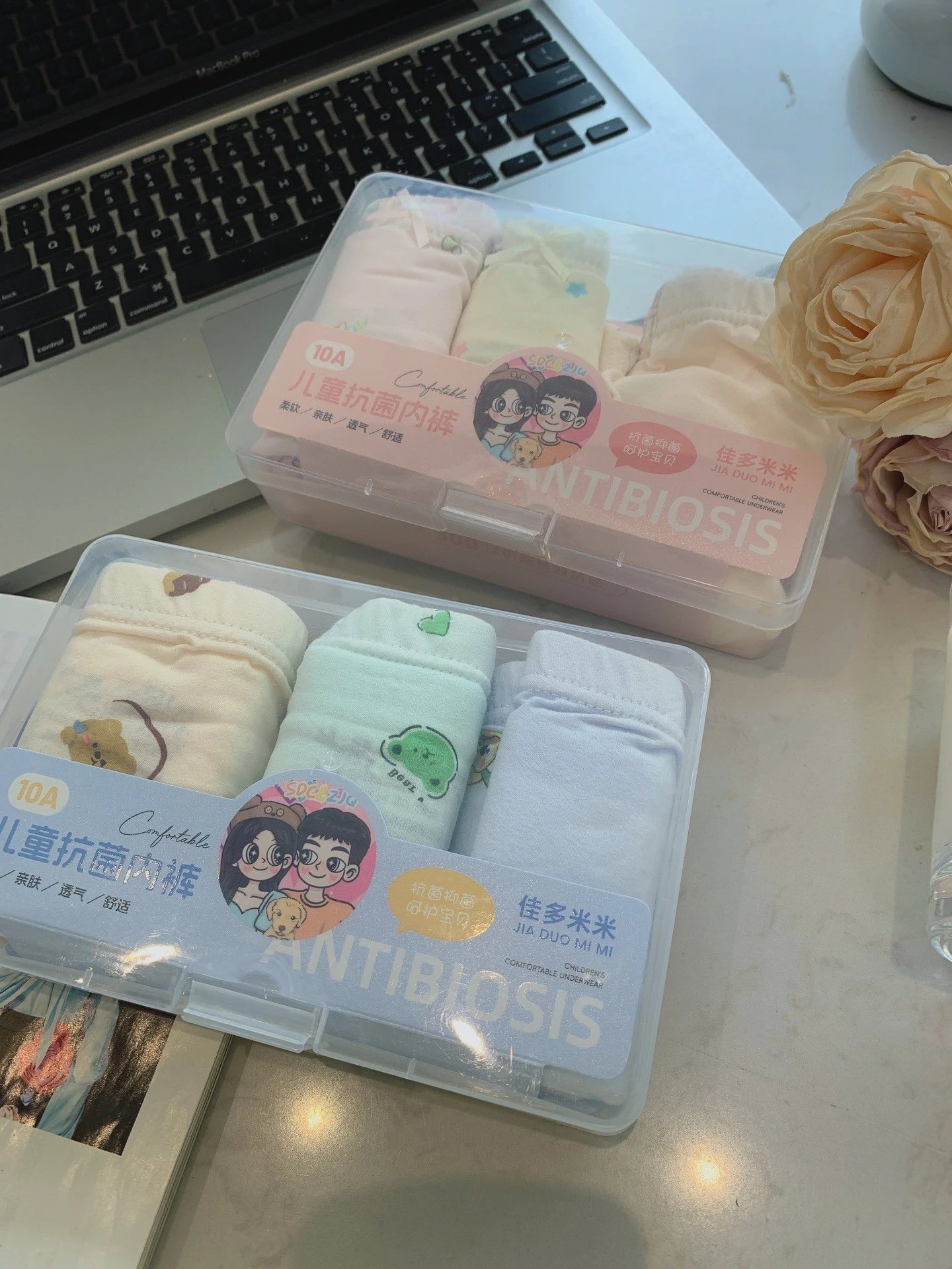 扒货工厂出！10A级抑菌儿童内裤一盒3条  26Y04007-