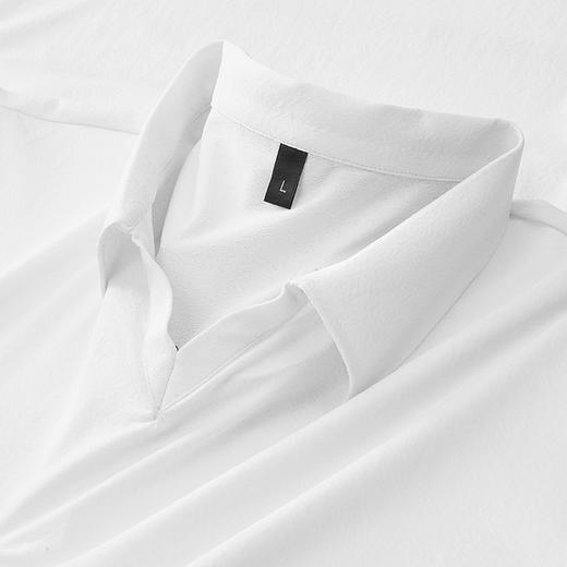 【DPF】大依优型大码男装夏季冰丝小V领短袖POLO衫商务休闲百搭上衣T恤 商品图4