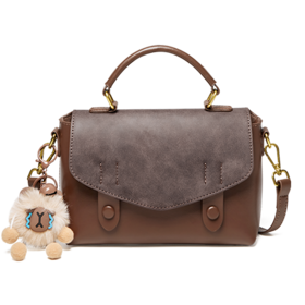 FCPH1583DBJCX4 15MINS 百丽国际旗下轻奢剑桥包包2025新款单肩包斜挎女包手提小方包【21cm*8cm*15cm】