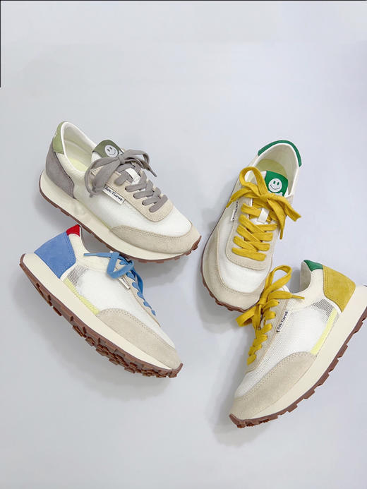 NNN11518笑脸真皮网面休闲鞋 商品图1