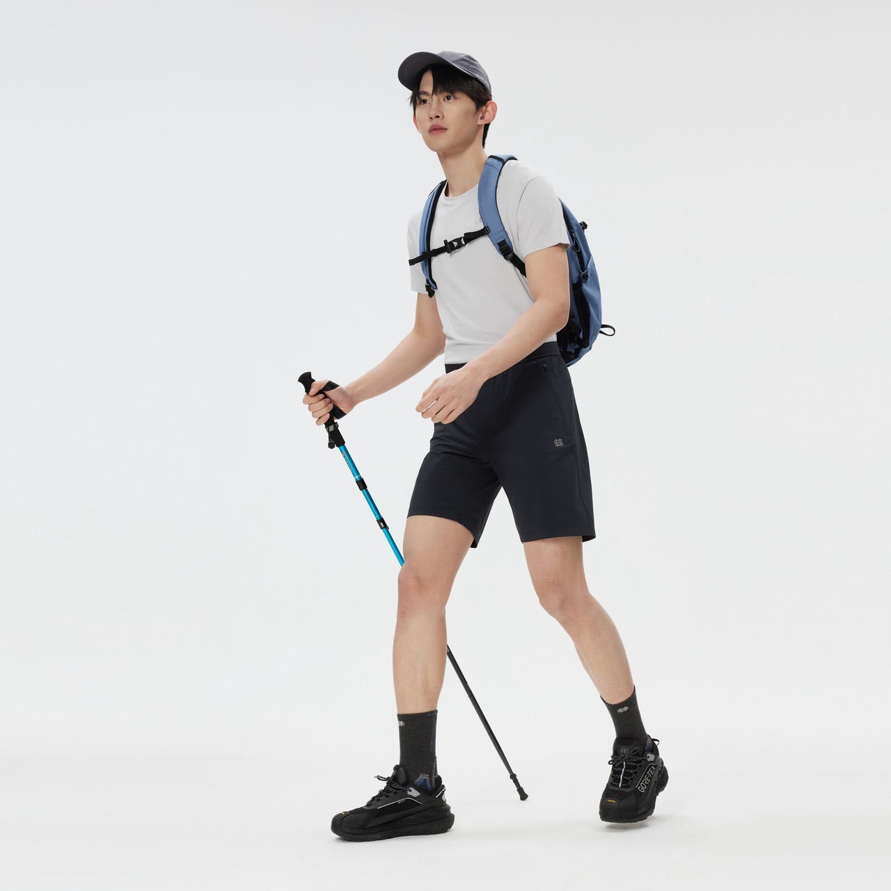 K隆 男士运动速干中裤五分裤短裤 Z-15911