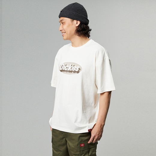 Dickies胸前logo印花美式短袖 休闲百搭短袖 男女同款T恤 DK0A87MI 商品图0