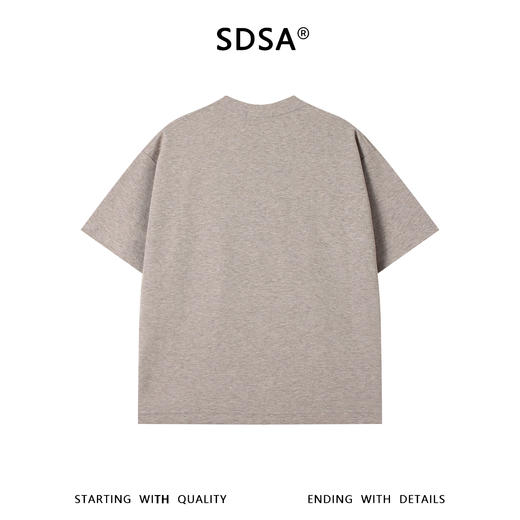SDSA男装2026新款高贵轻奢潮牌墨镜印花宽松短袖T恤百搭时尚上衣 商品图1