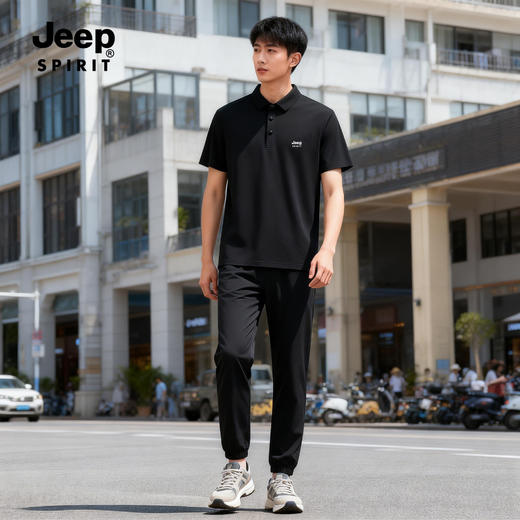 热卖中！！！JEEP SPIRIT商务冰丝无痕速干polo衫    速干透气  清凉一夏 商品图1