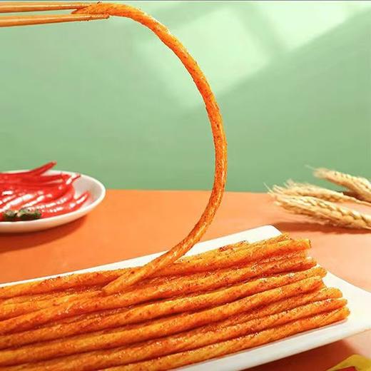 【超长筋道！嚼劲拉满】一根筋牛筋辣条网红休闲食品小吃零食童年儿时怀旧小辣条。xb 商品图1