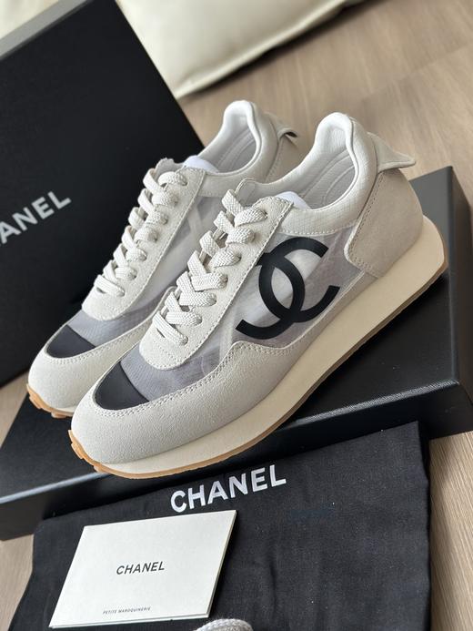 香奈儿 26P 休闲运动鞋 米白阿甘鞋 商品图8