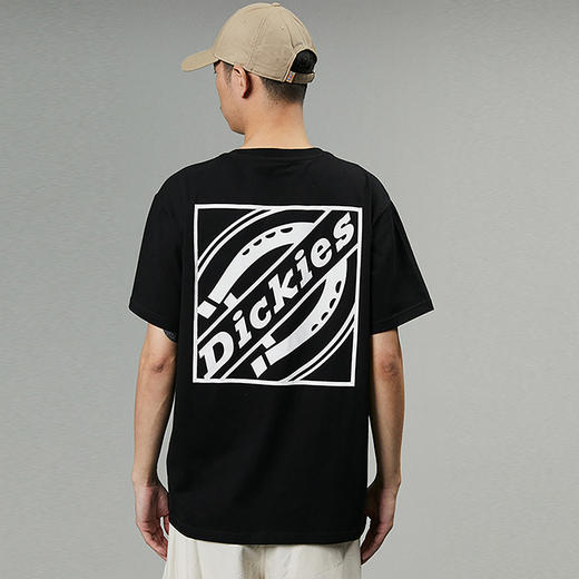 Dickies24春夏新品后背大印花舒适内搭圆领短袖T恤 男女情侣 商品图2