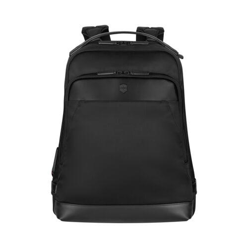 維氏軍刀 炫黑铝面系列 15英寸笔记本电脑双肩背包，黑色 611804 商品图0