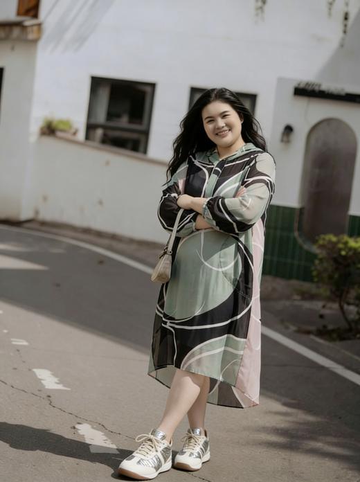 【群内福利】【防晒连衣裙】连帽长袖款，轻盈飘逸，夏季也能有时髦防晒穿搭 商品图0