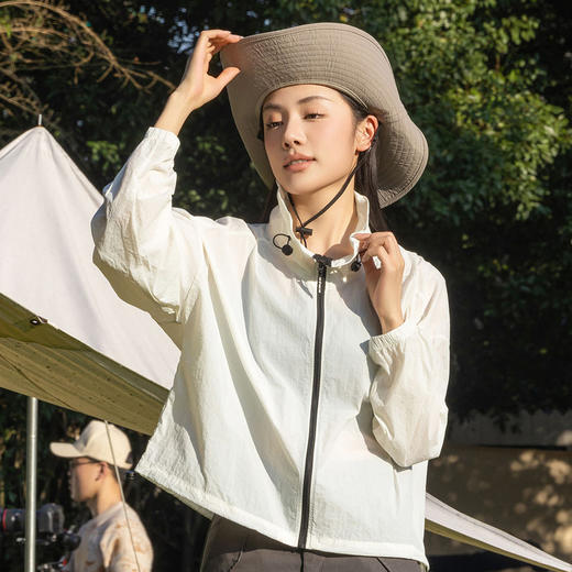 布意扬 轻量化时尚防晒衣套装/单件防晒衣 面料轻薄 宽松版型 不挑身材 多色可选 商品图7