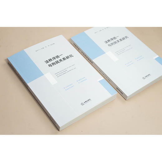 法秩序统一与刑民关系研究 商品图4
