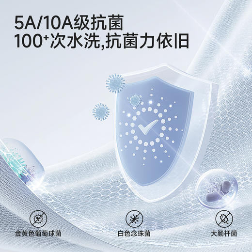 英氏婴儿家居服夏季短袖连身睡衣新生男宝宝女宝宝抗菌哈衣2件装 商品图3