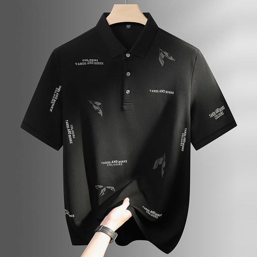 【DPF】【丝光棉】大依优型大码男装夏季透气短袖POLO衫商务休闲上衣T恤 商品图2