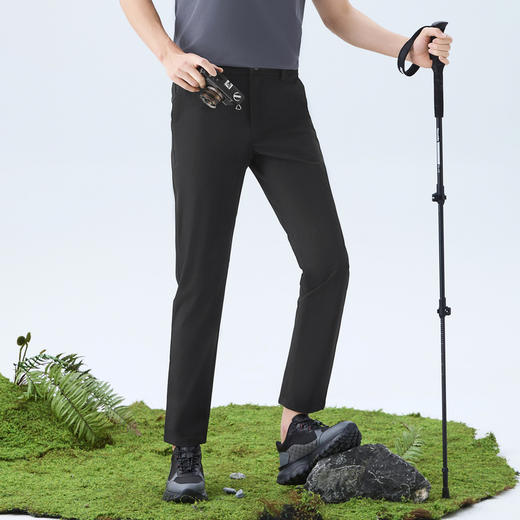 【户外/防泼水】柒牌男装2026夏季新款弹力薄款凉感清爽休闲长裤 130H71140 商品图1