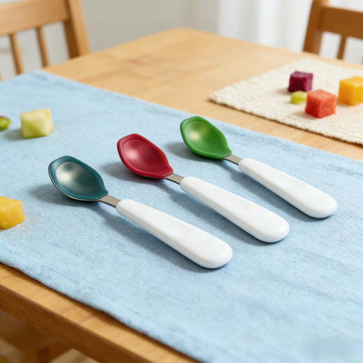 美国OXO TotOXO Tot 婴幼儿不锈钢硅胶头勺 单支 6M+ 商品图1