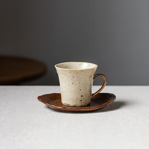 【系列满39包邮】粉引粗陶咖啡杯（基地直发-顺丰包邮）| 容量：190ml，日本进口【合作生产，公平贸易】 商品图1