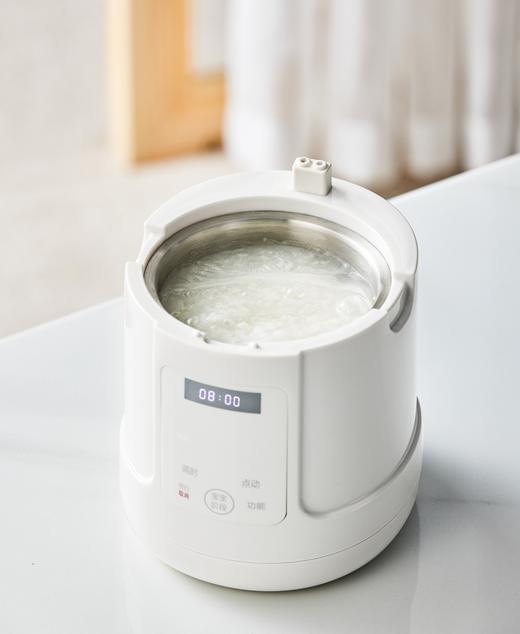 【宝宝辅食机】鹿念多功能辅食机LN-FS01 微压蒸煮炖搅一台搞定 12大功能 高温自清洁 全不锈钢材质 24h预约 12h保温 商品图9