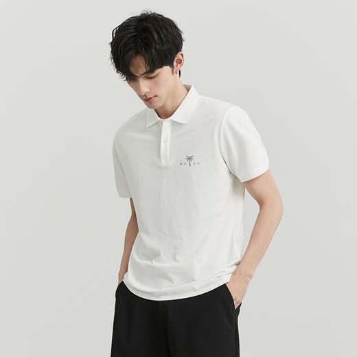 gxgjeans男装【珠地棉透气Polo衫】26夏薄款短袖多色舒适百搭T恤男士K&C 商品图1