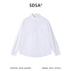 SDSA男装2026新款高贵轻奢日系复古撞色条纹立领长袖衬衫百搭休闲 商品缩略图0