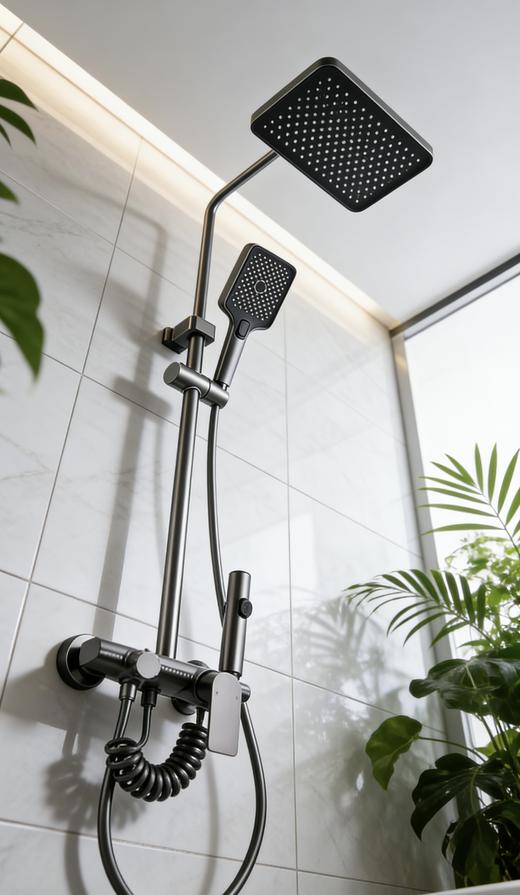 6081-1佐菲四档花洒-枪灰 商品图1