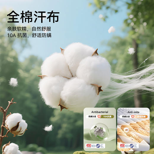 【纯棉T恤】棉花堂针织短袖T恤FA61120   透气排汗 100%纯棉  10级抗菌  亲肤软糯 自然舒适 商品图2