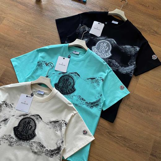 蒙口字母LOGO刺绣短袖T恤 商品图1