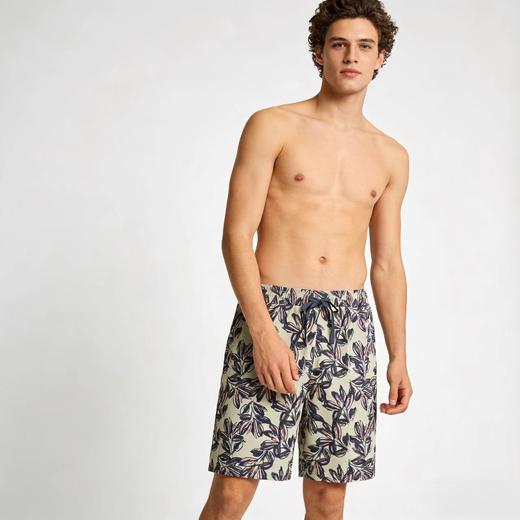 【舒雅男士中裤】轻松休闲外穿系列 高弹索罗娜加棉混纺面料，极佳弹性舒适抗皱易打理39/26736P 商品图0