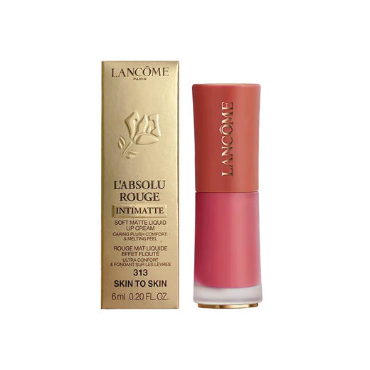 【跨境】LANCOME 兰蔻 菁纯哑光唇釉 313色号 6ml（效期至2026年12月） 商品图2