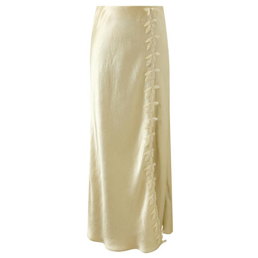 三彩【花颜辞镜】2026夏季新款新中式醋酸半身裙鱼尾裙高腰长裙C 商品图4