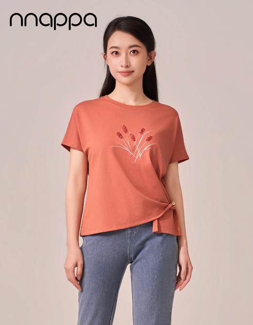 芦苇草圆领女上衣CA7345 商品图3