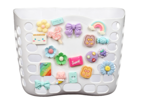 【会员专享】白色DIY车篮+配件（配件样式随机）