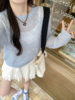 <曾小咸推荐>4.2现货秒杀 ！微信超特价！韩系镂空针织衫 日常159.99 立减80 秒杀79.99！！ 商品缩略图5