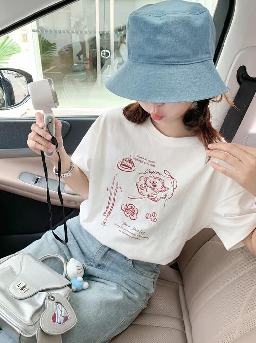 <曾小咸推荐>4.2现货秒杀 ！微信超特价！韩系印花T恤 日常129.99 立减50 秒杀79.99！！ 商品图6