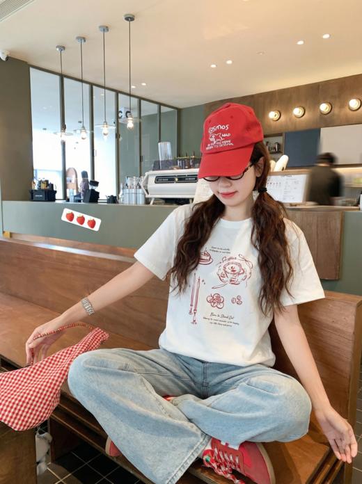 <曾小咸推荐>4.2现货秒杀 ！微信超特价！韩系印花T恤 日常129.99 立减50 秒杀79.99！！ 商品图7